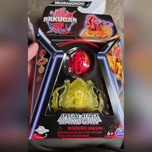 Bakugan Special Attack Action Figure - Red and Yellow